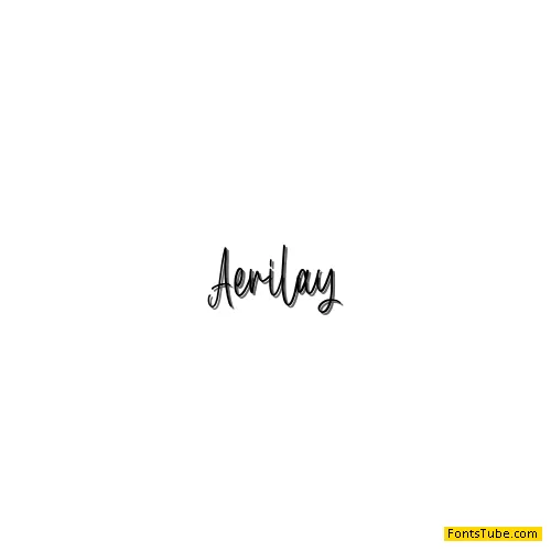 Aerilay Font