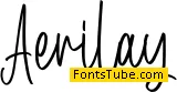 Aerilay Font