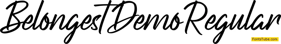 Belongest Demo Font