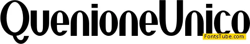 Quenione Unico Font
