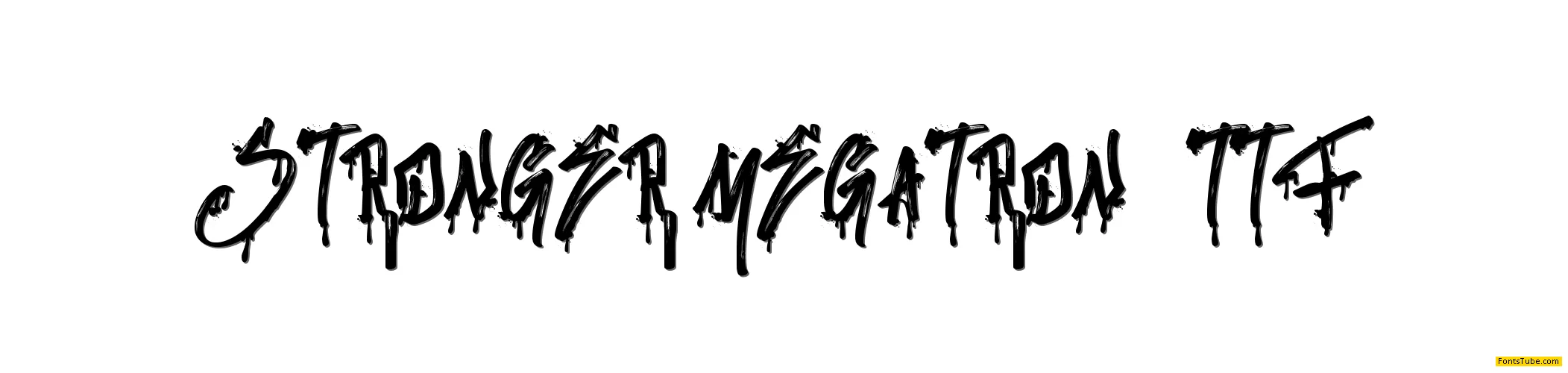 Stronger Megatron Font