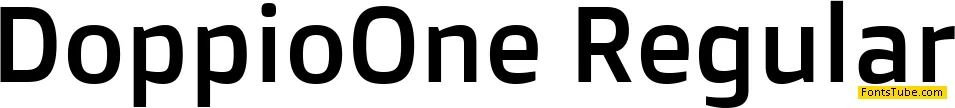 Doppio One Font