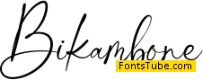 Bikambone Font