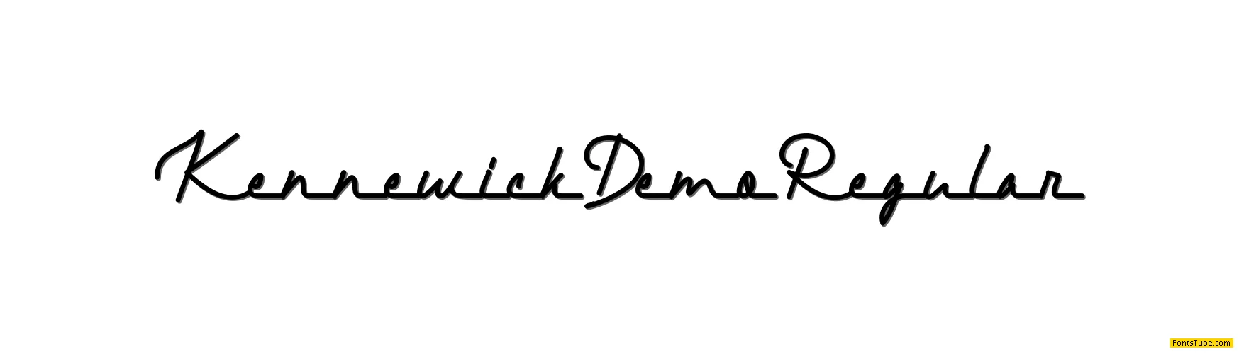 Kennewick Demo Font