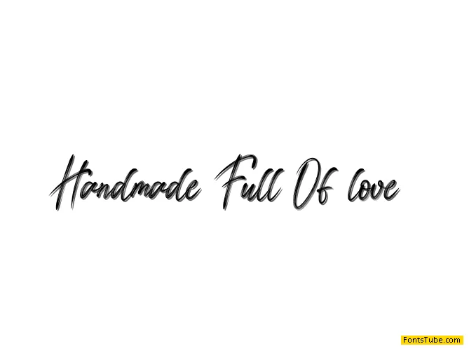 Handmade Full Oflove Font