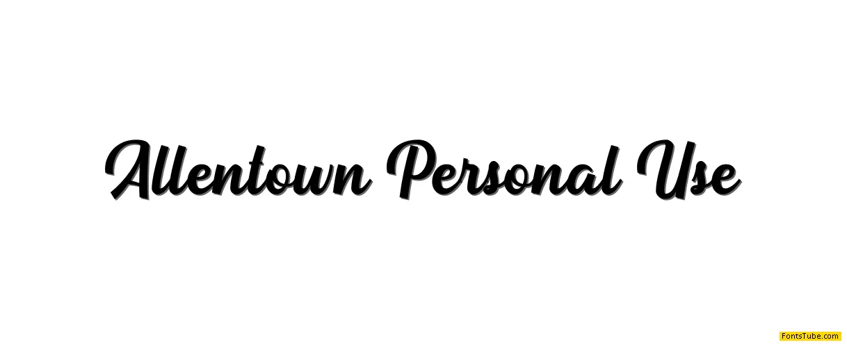 Allentown Font