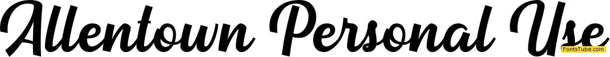 Allentown Font