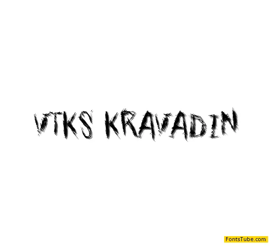 vtks kravadin Font