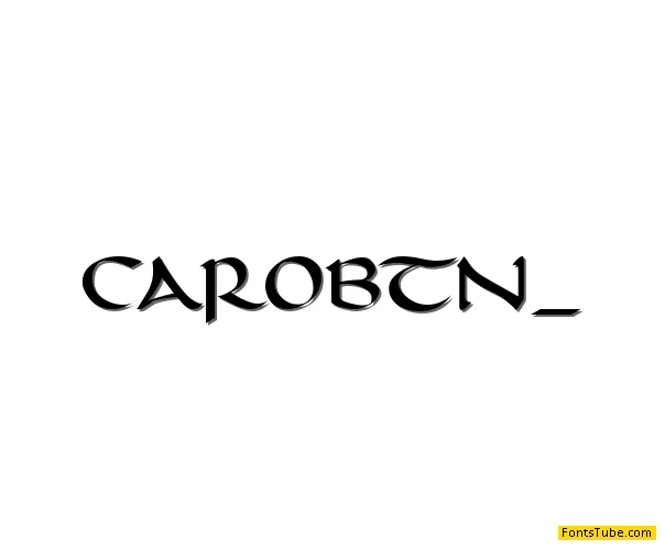 Carolingia (BigfooT) Font