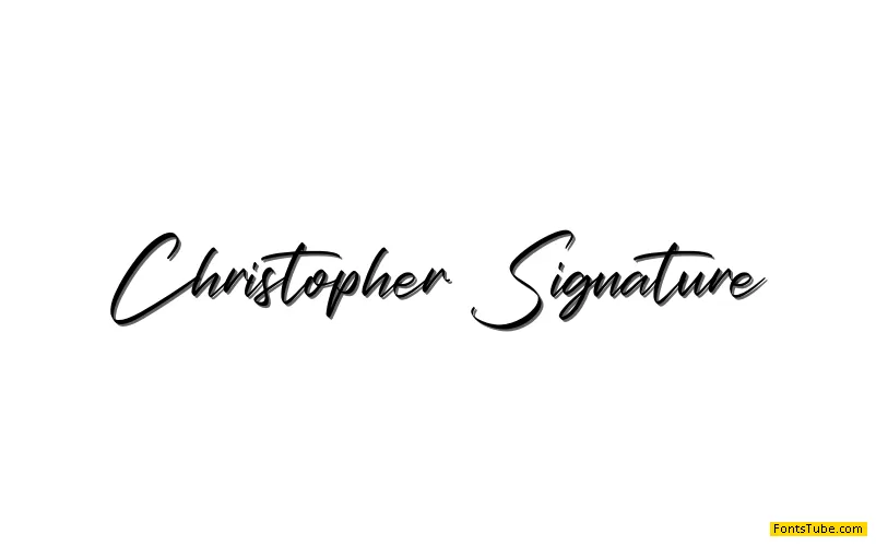 Christopher Signature