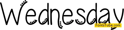Wednesday Font