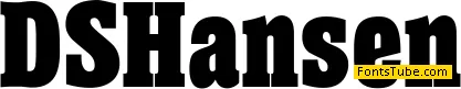 DS Hansen Font
