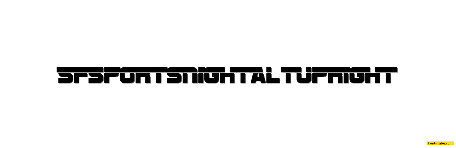 SF Sports Night Font Family