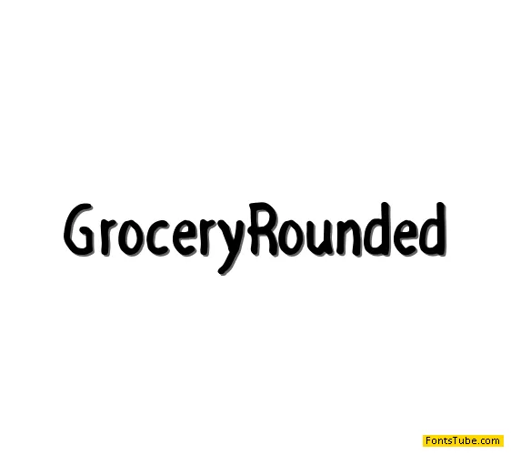 Grocery Rounded Font