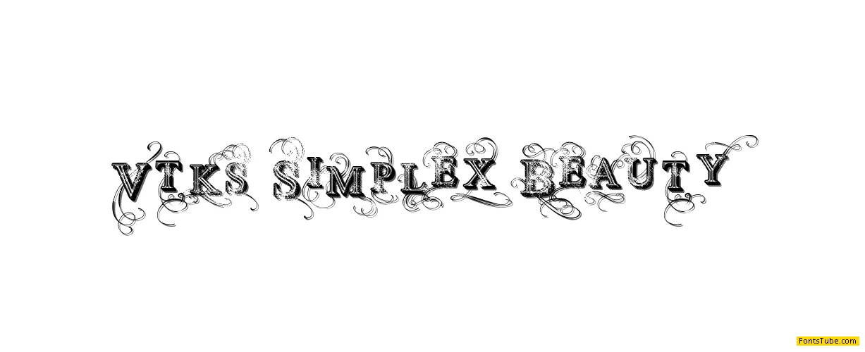 Vtks Simplex Beauty 2 Font