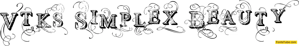 Vtks Simplex Beauty 2 Font