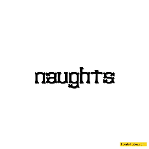 Naughts BRK Font