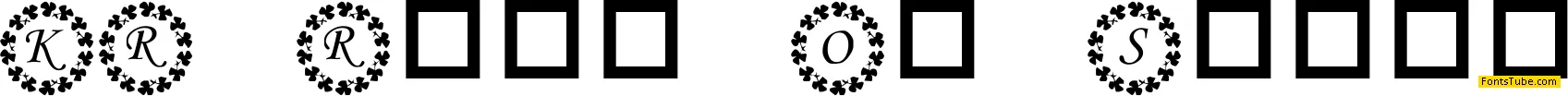 KR Ring O' Shams Font