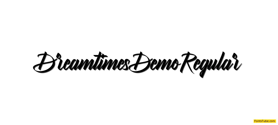 Dreamtimes Demo Font