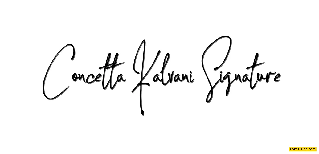 Concetta Kalvani Font