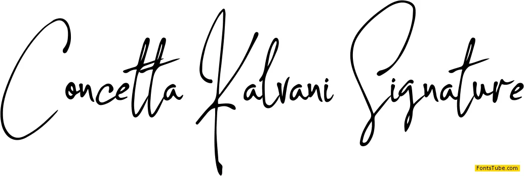 Concetta Kalvani Font