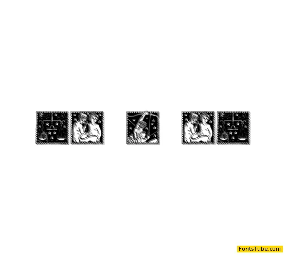 Tierkreis 4 Font