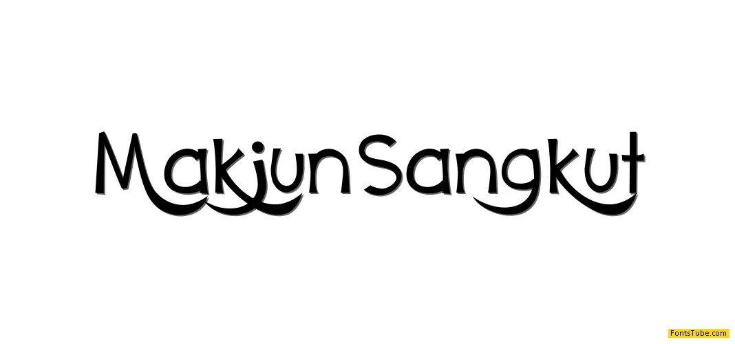 Makjun Sangkut Font