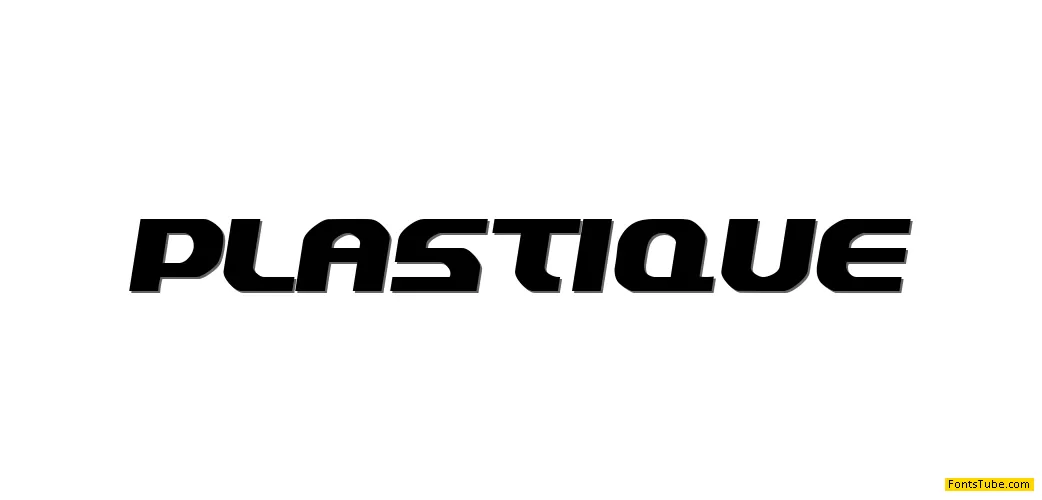 Plastique Font