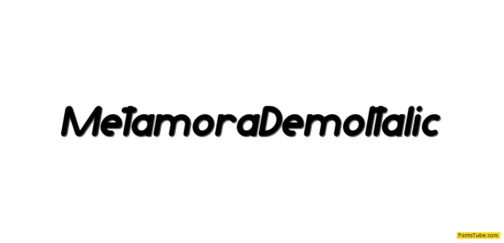 Metamora Demo Font Family