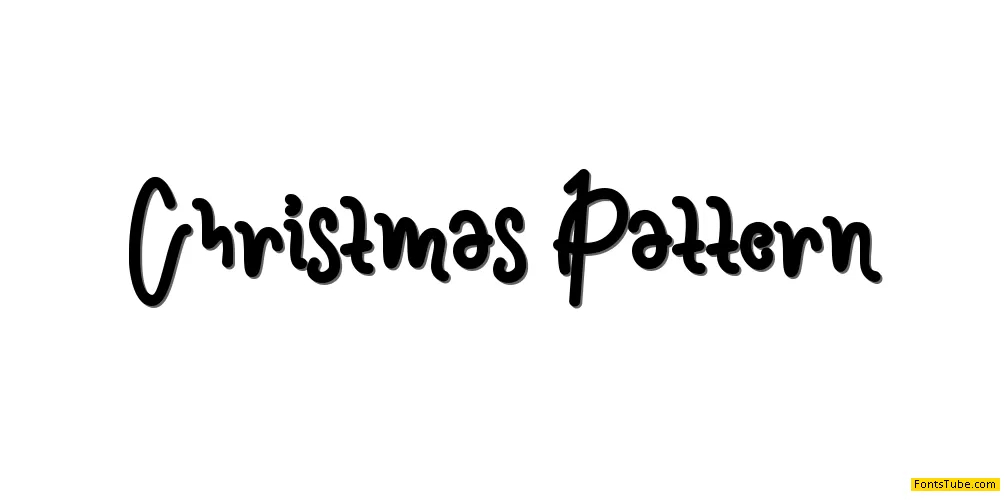 Christmas Pattern Font