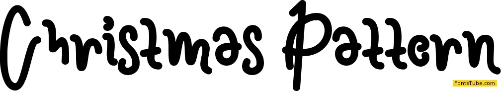 Christmas Pattern Font