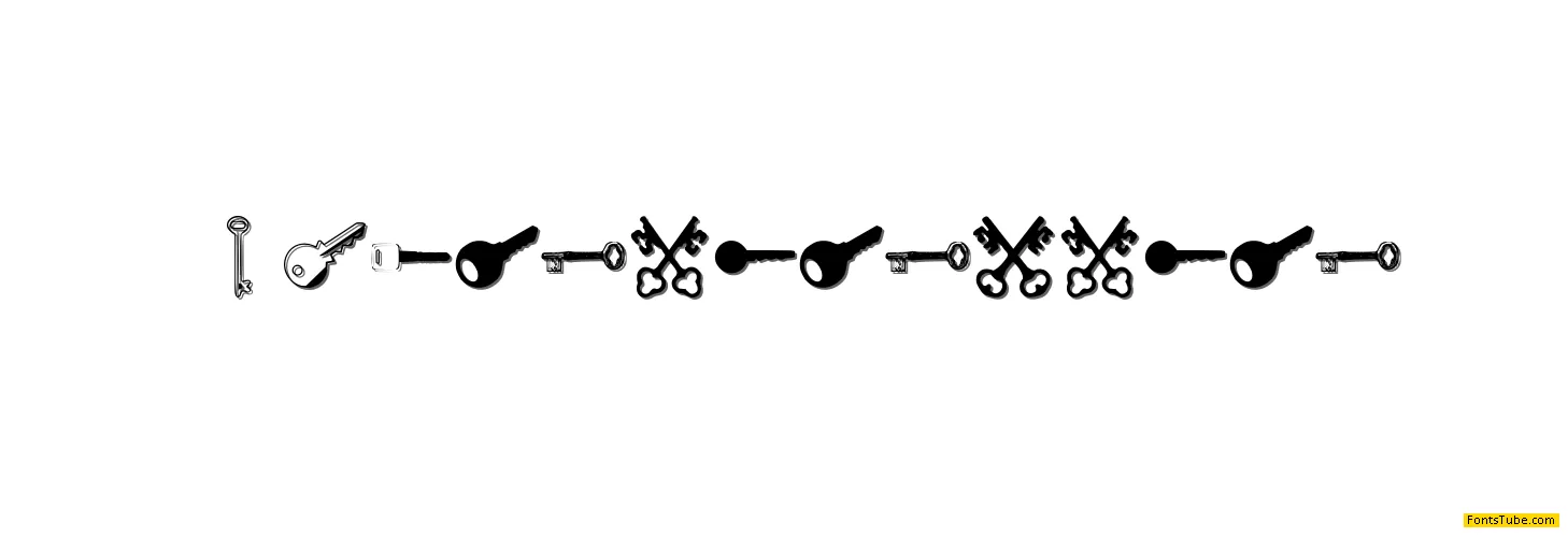 Samys Keys'N'Keys Font