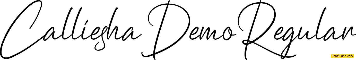 Calliesha Demo Font