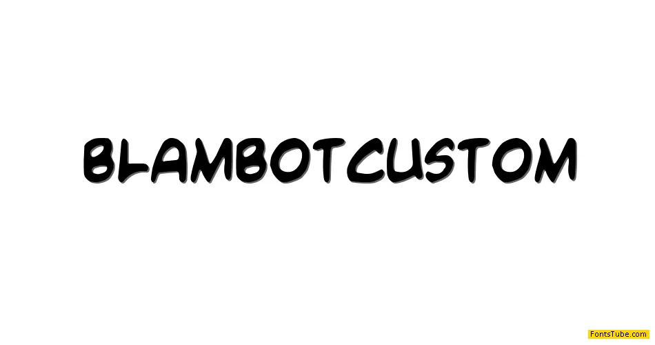 Blambot Custom Font
