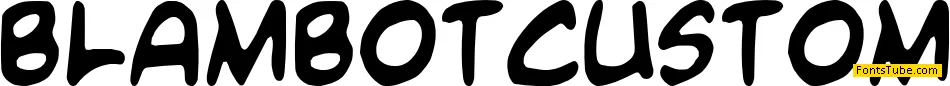 Blambot Custom Font