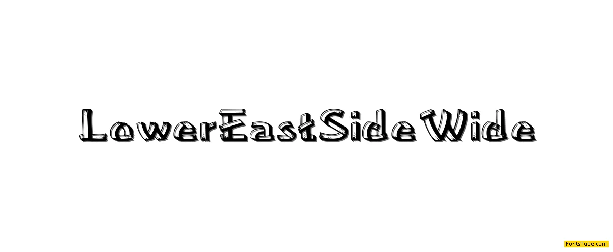Lower East Side Font Family