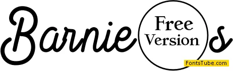 Barnie's Free Trial Font