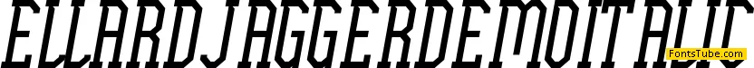 Ellard Jagger Demo Font Family
