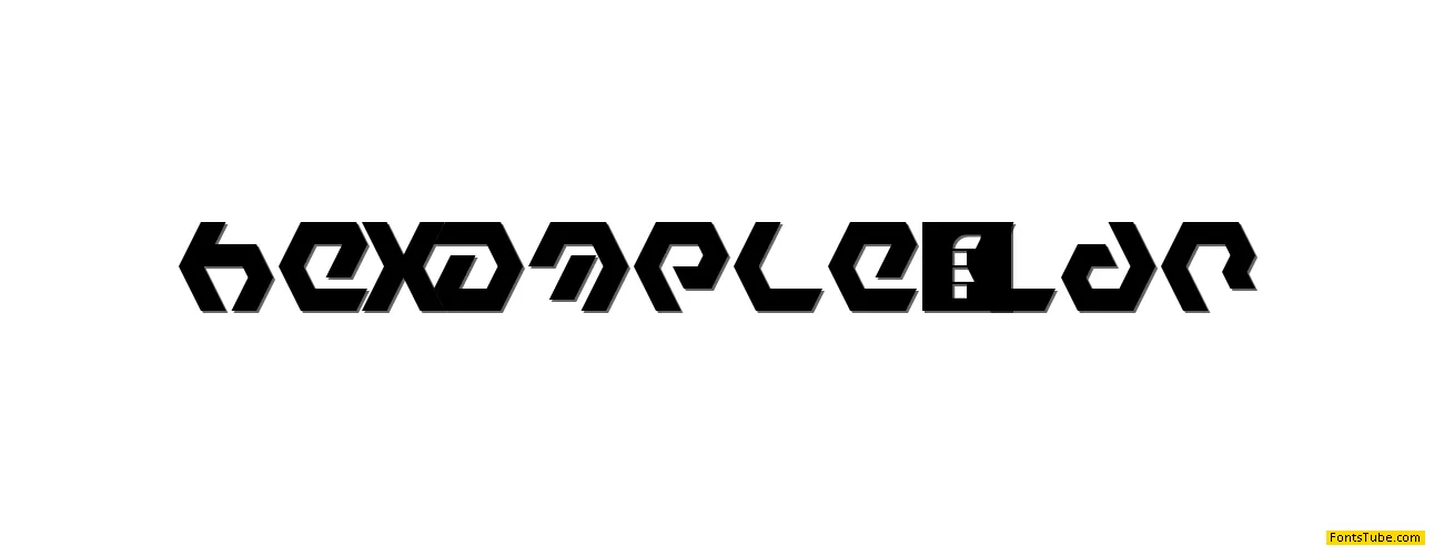 Hexample LDR Font