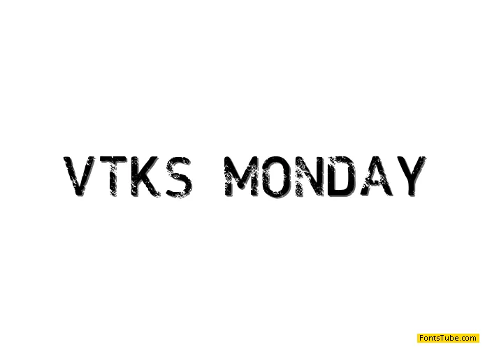 VTKS MONDAY Font