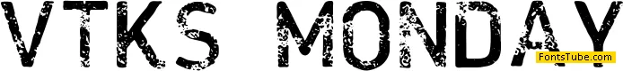 VTKS MONDAY Font