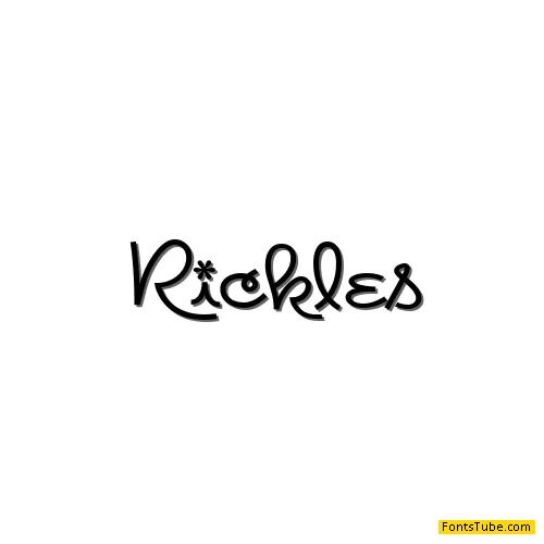 Rickles Font