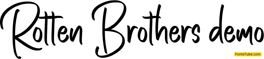 Rotten Brothers Font