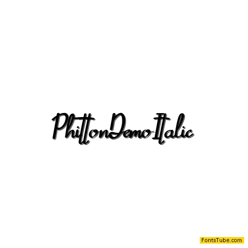 Phitton Demo Font Family