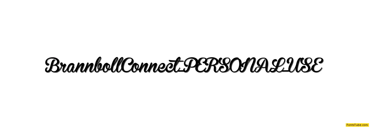 Brannboll Connect PERSONAL USE Font
