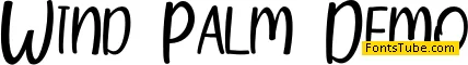 Wind Palm Font
