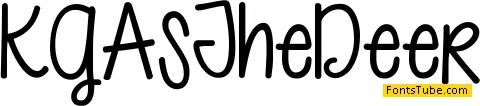 KG As The Deer Font