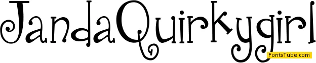 Janda Quirkygirl Font