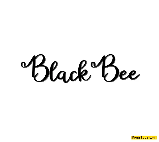 Black Bee Font