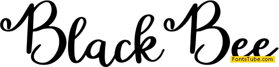 Black Bee Font